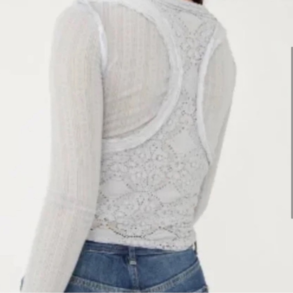 Free People Lace Top